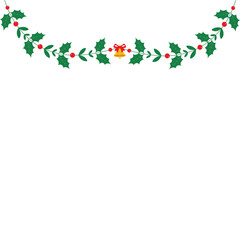 Winter Garland with Christmas Decoration