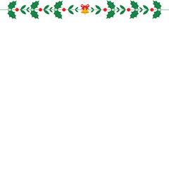 Winter Garland with Christmas Decoration
