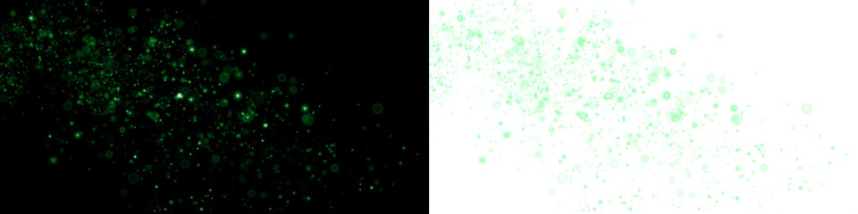 Png Green Glitter Sparkle Overlay PNG on transparent background