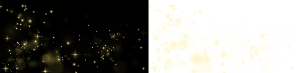 Png Yellow Sparkle Dust Overlay PNG on transparent background