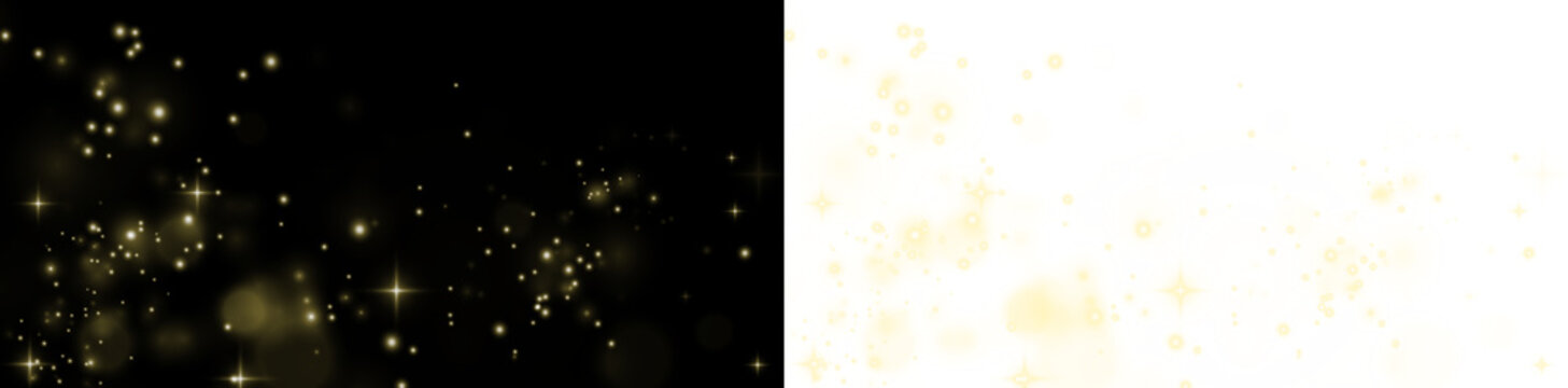 Png Yellow Sparkle Dust Overlay PNG on transparent background