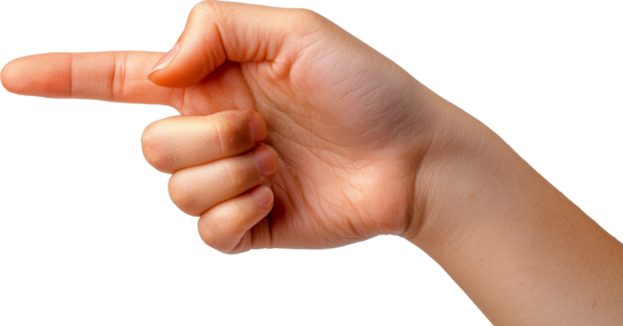 hand pointing gesture pose  - Powered by Adobe