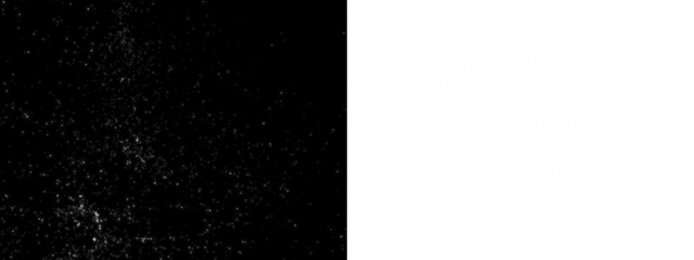 Png White Glitter Particle Field Overlay PNG on transparent background