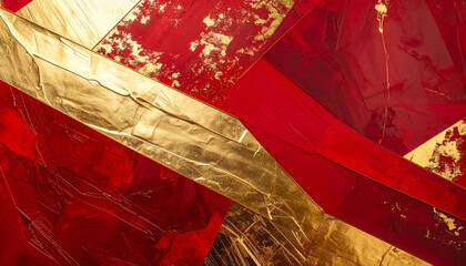 クリスマスカラーの和風背景