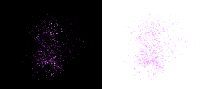 Png Pink Stardust Particle Overlay PNG on transparent background
