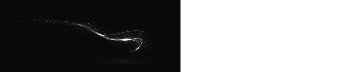 Png White Light Swirl Overlay PNG on transparent background