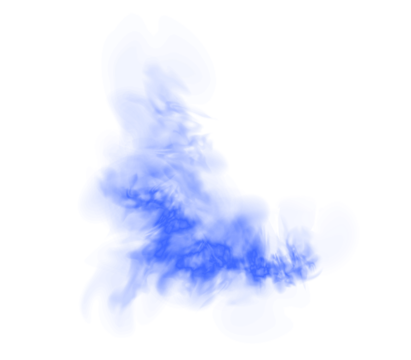 Png Blue Smoke Cloud PNG Overlay on transparent background