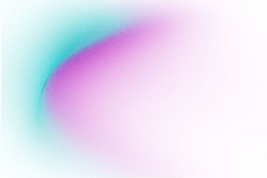 Abstract Gradient Transparent Overlay Light Leak Background with Blended Cyan and Magenta Hues and Fine Grain Texture
