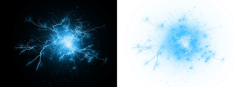 Png Electric Blue Plasma Ring PNG Overlay on transparent background