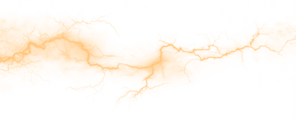 A circular lightning strike arcs in darkness, releasing raw energy. Sparks scatter across the black sky. The dramatic scene captures nature’s magic. PNG