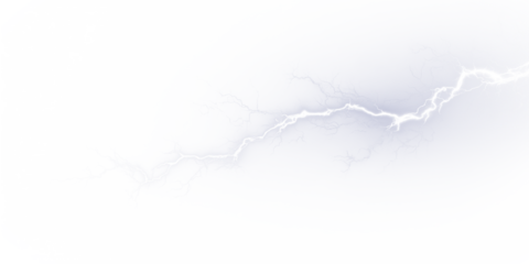 Lightning strikes illuminate the horizon with dazzling blue flashes. Sparks dance between clouds. Nature’s raw energy is on display. PNG