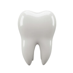 Healthy tooth isolated on transparent background