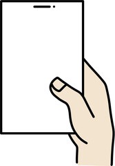 Qr code scan frame smartphone 