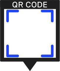 Qr code scan frame smartphone 