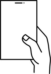 Qr code scan frame smartphone 