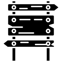 Fototapeta premium Signboard vector icon. Adventure icon solid style. perfect use for logo, presentation, website, and more. modern icon design glyph style 