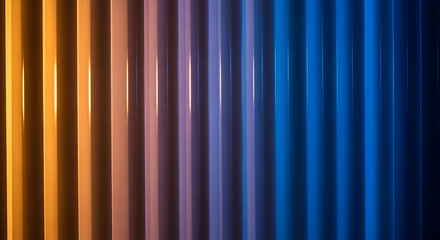 Abstract Vertical Lines with Vibrant Gradient Colors and Smooth Textures Creating Dynamic Visual Composition