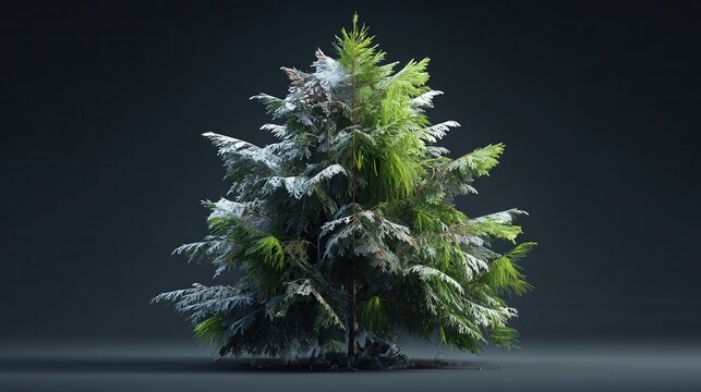 abstract christmas tree