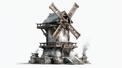 Obraz premium old mill wheel