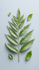 marijuana leaf on a white background