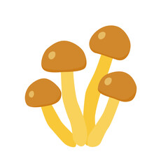 なめこの主線無しイラスト