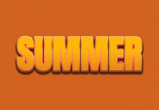 Text Effect Summer