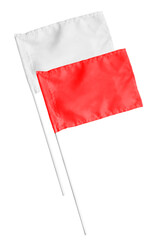 Polish flag isolated