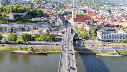 Obraz premium views across Bratislava