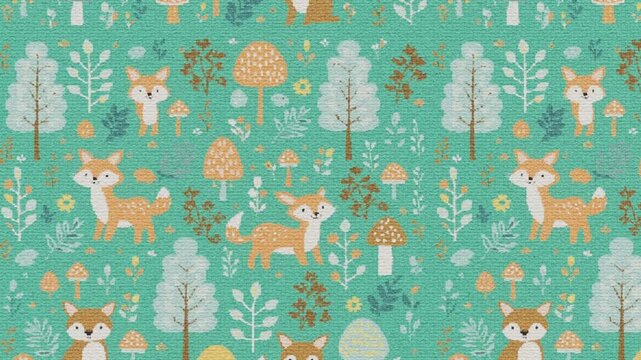 Colorful Kids Texture Loop | Fun Animated Background for Children Videos