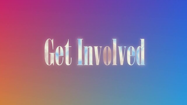 get involved sign