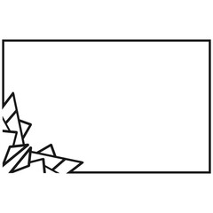 Abstract Gray Orbit Graphic on Black Background