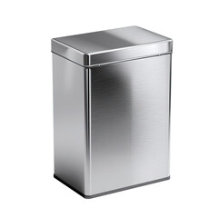 Shiny metal box/container with a snug-fitting lid