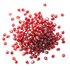 Pomegranate arils PNG pile (transparent)