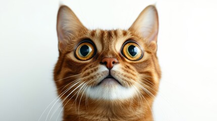 Stunning Somali Cat Portrait Featuring Expressive Eyes, Charming Demeanor, and Beautiful Coat