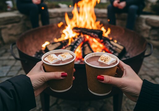 Cozy Fire Pit Hot Chocolate
