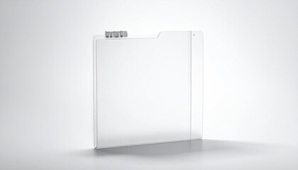 Clear, plastic hanging file folder stands