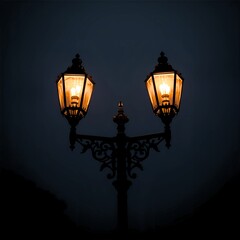 The street lights bear witness to steps looking for direction in the midst of silence
