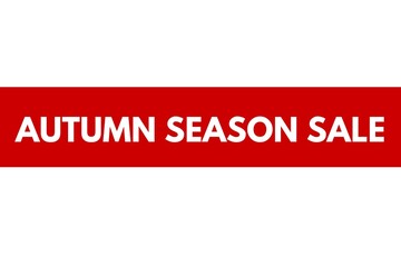 Autumn season sale poster 