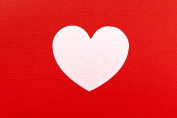 ハートマークと紙