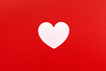 ハートマークと紙