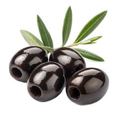 Black olives pitted PNG (transparent)