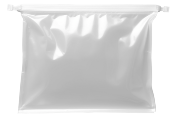 Transparent clear plastic texture isolated on a transparent background in PNG format