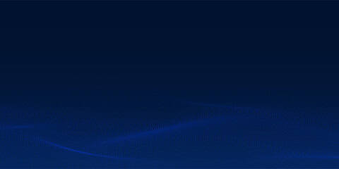 Design blue background of points. Cyber particles. Big data stream vector abstract modern art