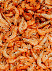 Cooked shrimp ready to be enjoyed.