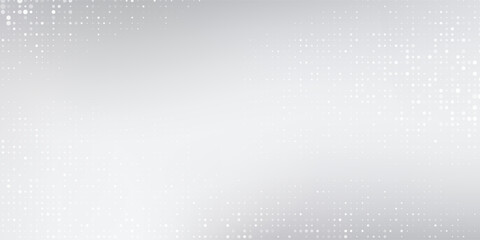 Modern dotted silver foil mesh background with metal mirror texture vector simple