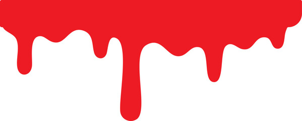 Red Dripping Blood Splatter, Halloween