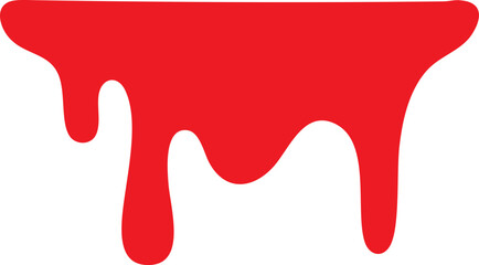 Red Dripping Blood Splatter, Halloween