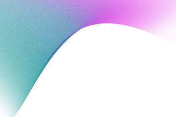 Teal and Magenta Abstract Curve on Transparent Overlay Light Leak White Background swirl