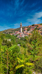 Ložišća Village on Brač Island, Central Dalmatia, Croatia, Scenic Mediterranean Architecture