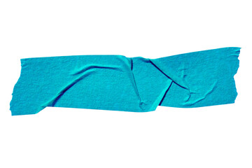 Naklejka na ściany i meble Ripped torn paper adhesive blue masking tape on transparent background Naklejka na ściany i meble Ripped torn paper adhesive blue masking tape on transparent background